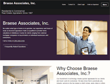Tablet Screenshot of braeseassociates.com